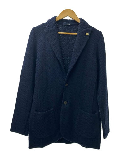 【中古】LARDINI◆テーラードジャケット/S/ウール/NVY/ILLJM59【メンズウェア】 【中古】LARDINI◆テーラードジャケット/S/ウール/NVY/ILLJM59【メンズウェア】