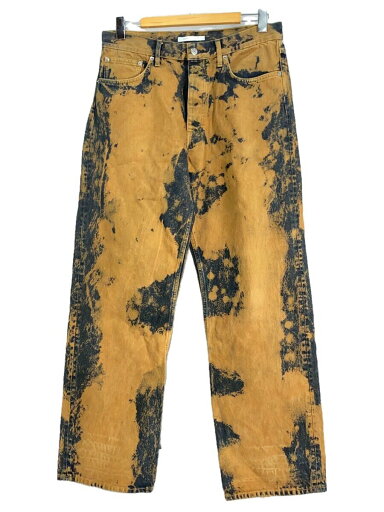 【中古】Sunflower◆ボトム/34/コットン/BLK/総柄/5062【メンズウェア】 【中古】Sunflower◆ボトム/34/コットン/BLK/総柄/5062【メンズウェア】