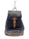 【中古】LOUIS VUITTON◆モンスリ_モノグラム・キャンバス_BRW/PVC/BRW【バッグ】