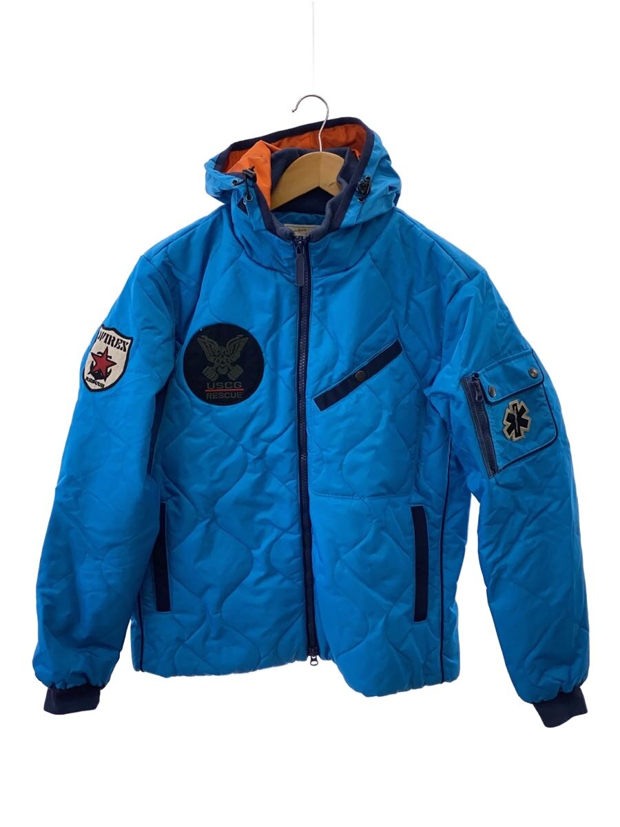 AVIREX◆USCG PADDING JACKET/ジャケット/M/ナイロン/BLU/783-2255023