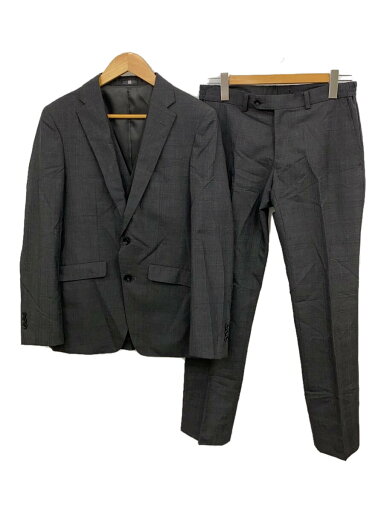 【中古】SUIT SELECT◆スーツ/Y5/ウール/GRY/チェック/BLKP1953【メンズウェア】 【中古】SUIT SELECT◆スーツ/Y5/ウール/GRY/チェック/BLKP1953【メンズウェア】