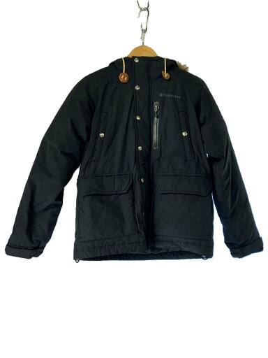 【中古】Columbia◆ロングダウンジャケット/M/ポリエステル/BLK/無地/PM5875【レディースウェア】 【中古】Columbia◆ロングダウンジャケット/M/ポリエステル/BLK/無地/PM5875【レディースウェア】