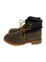 【中古】Timberland◆ロールトップレースアップブーツ/25.5cm/BRW/スウェード/A1L5U【シューズ】