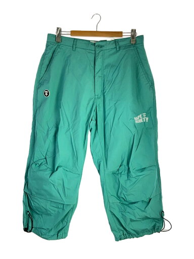 【中古】AAPE BY A BATHING APE◆ボトム/L/コットン/GRN/AAPPTM9601XXJ【メンズウェア】 【中古】AAPE BY A BATHING APE◆ボトム/L/コットン/GRN/AAPPTM9601XXJ【メンズウェア】