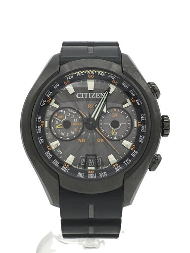 【中古】CITIZEN◆クォーツ腕時計/アナログ/ラバー/BLK/BLK/H909-S085012【服飾雑貨他】 【中古】CITIZEN◆クォーツ腕時計/アナログ/ラバー/BLK/BLK/H909-S085012【服飾雑貨他】