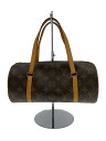 【中古】LOUIS VUITTON◆2)パピヨン26_モノグラム・キャンバス_BRW/PVC/BRW【バッグ】