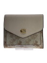【中古】COACH◆3つ折り財布/レザー/WHT/レディース/C3161 B4RGL【服飾雑貨他】(4)