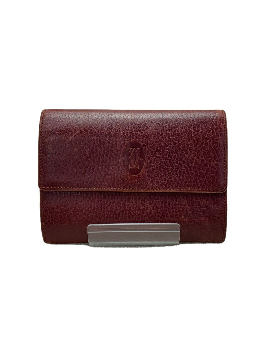 【中古】Cartier◆3つ折り財布/レザー