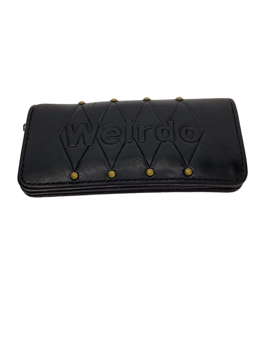 Clothing Accessories (Caps, Ties, Belts) - 【中古】WEIRDO◆長財布/レザー/BLK/メンズ【服飾雑貨他】