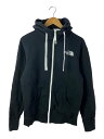 【中古】THE NORTH FACE◆REAVIEW FULL ZIP HOODIE_リアビューフルジップフーディ/S/コットン/BLK【メンズウェア】
