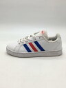 【中古】adidas◆GRANDCOURT BASE/グランドコート ベース/EE7901/ホワイト/22.5cm/WHT【シューズ】