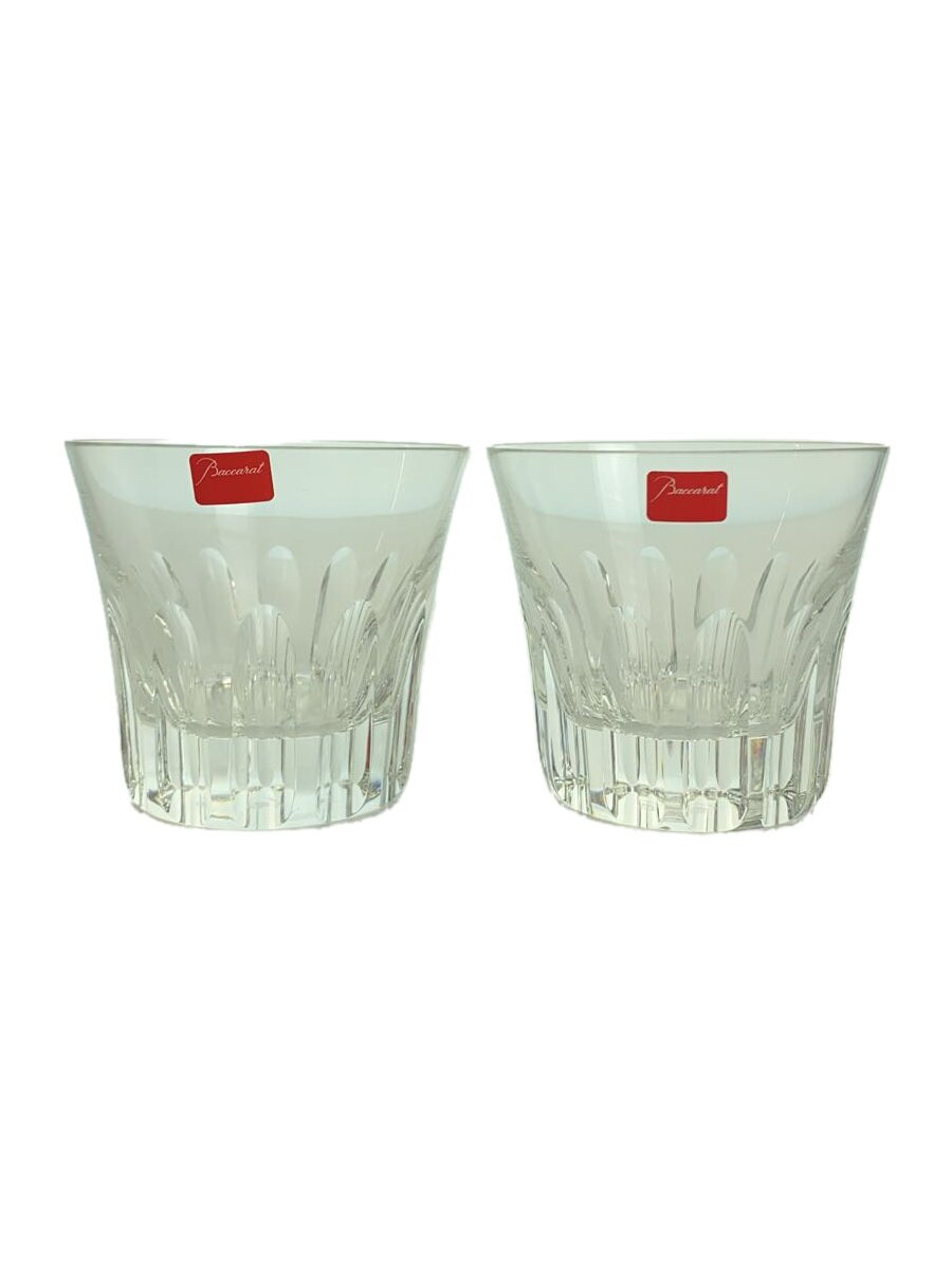 【中古】Baccarat◆グラス/2点セット/CLR/ペアロックグラス【キッチン用品】