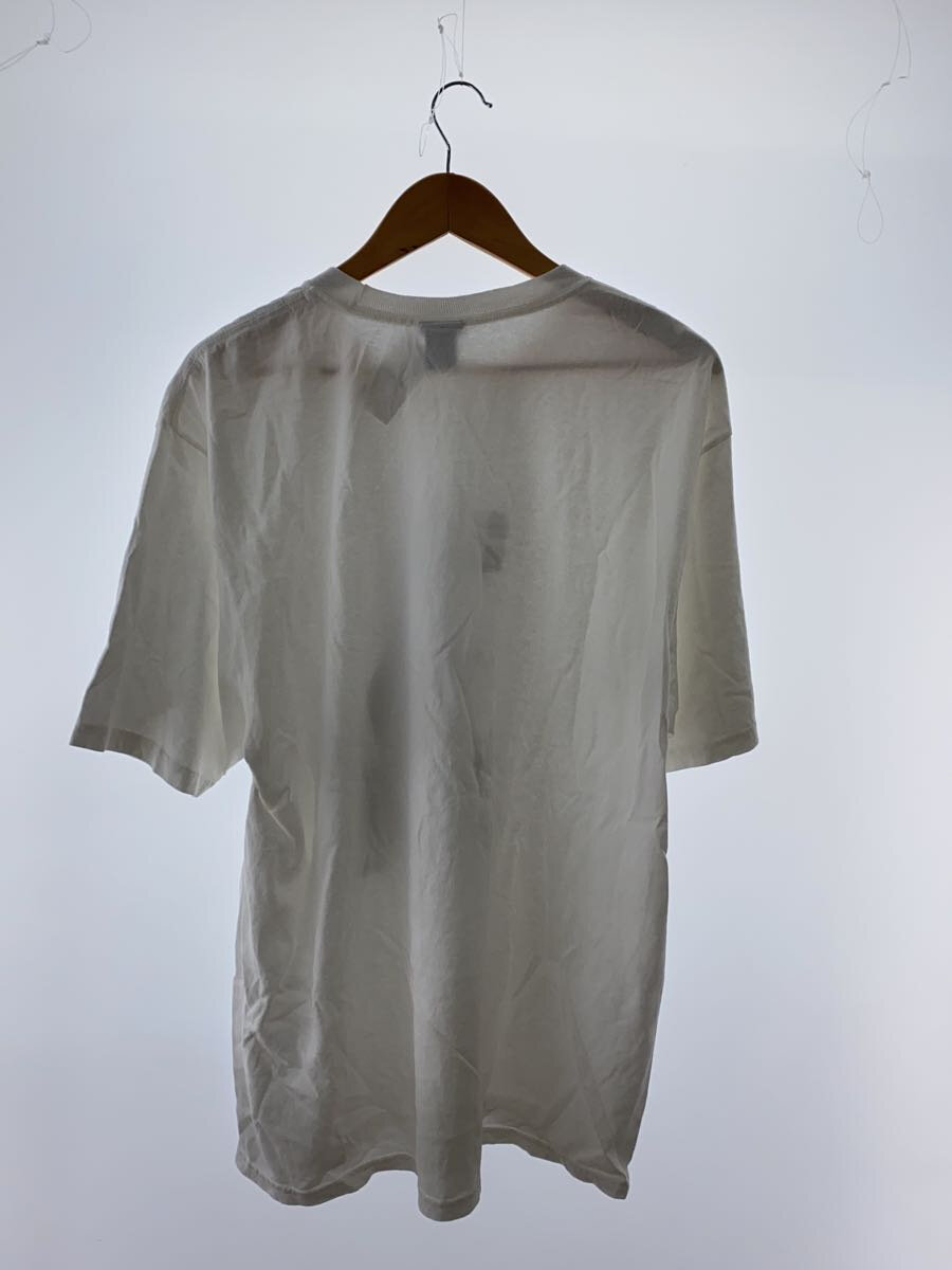 【中古】STUSSY◆Tシャツ/L/コットン/WHT【メンズウェア】