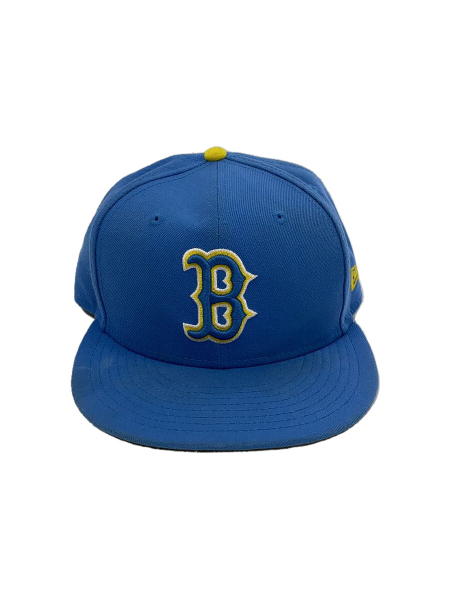 【中古】NEW ERA◆59FITY/レッドソックスイティコネクト/キャップ/7 1/2/コットン/BLU/メンズ【服飾雑貨他】