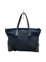 【中古】GUCCI◆トートバッグ_GGキャンバス/キャンバス/BLK【バッグ】