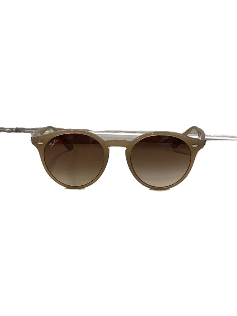 【中古】Ray-Ban◆サングラス/ボストン/BEG/BRW/メンズ/RB2180-F【服飾雑貨他】