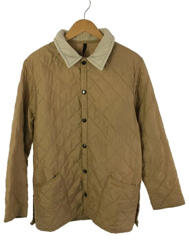 【中古】Barbour◆キルティングジャケット/--/ポリエステル/BEG【メンズウェア】 【中古】Barbour◆キルティングジャケット/--/ポリエステル/BEG【メンズウェア】