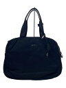 【中古】agnes b VOYAGE◆ボストンバッグ/ナイロン/BLK/無地/ショルダー欠品【バッグ】