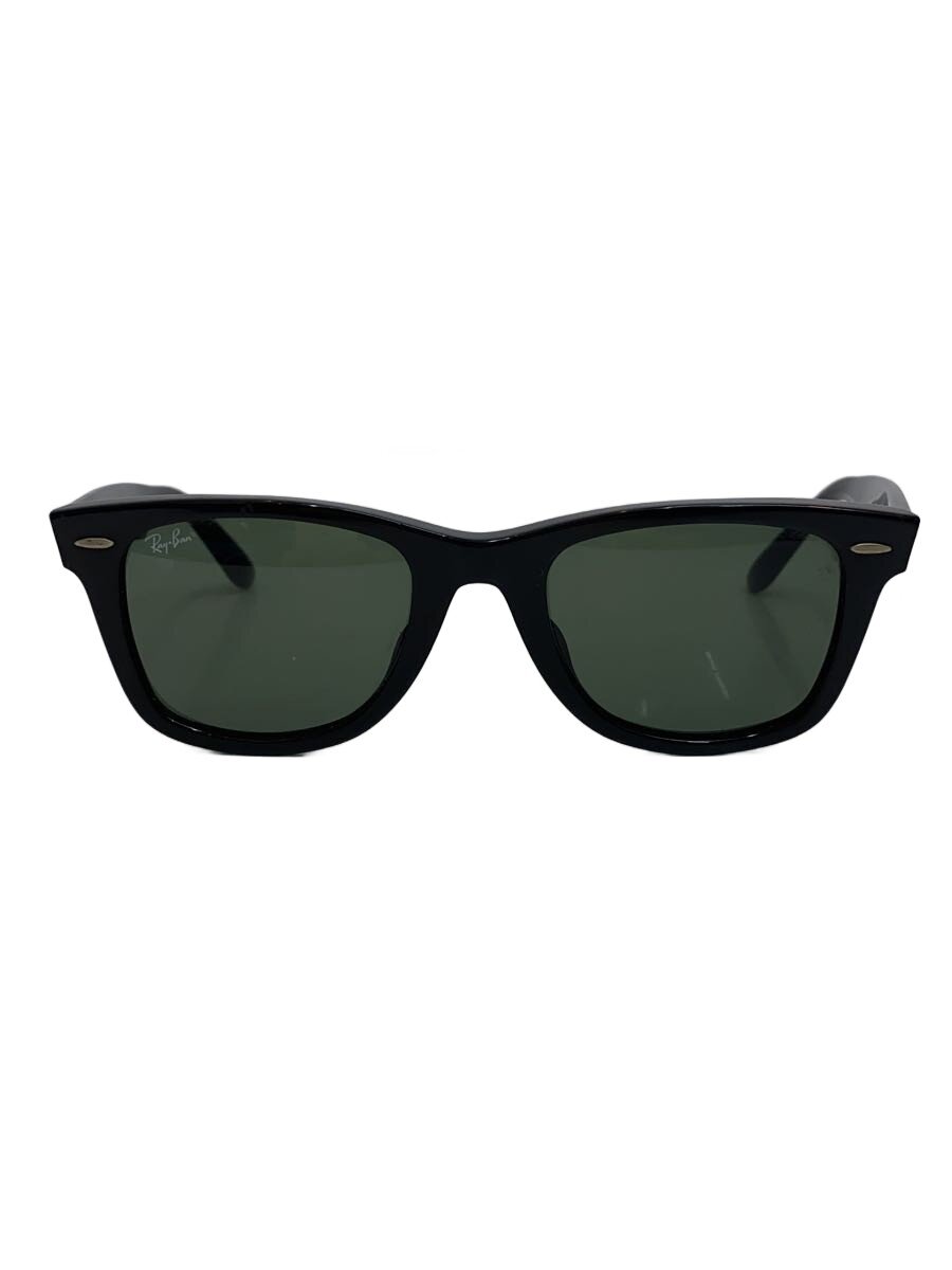 【中古】Ray-Ban◆サングラス/ウェリントン/プラスチック/BLK/GRN/メンズ/RB2140-F【服飾雑貨他】