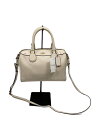 【中古】COACH◆ボストンバッグ/レザー/WHT/F57521【バッグ】