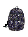 【中古】Kipling◆リュック/ポリエステル/マルチカラー/総柄/k15016-h64【バッグ】
