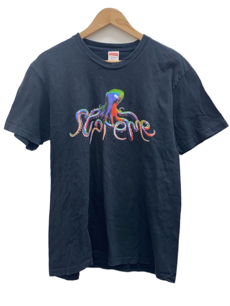 Supreme◆18SS TENTACLES TEE/Tシャツ/M/コットン/BLK//