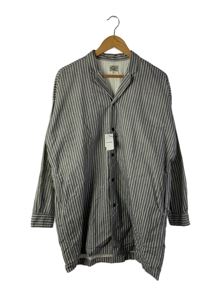 šgoldCOTTON FLANNEL STRIPE COAT/åȥեͥ륳/S/åȥ/GRY/GL27958ڥ󥺥