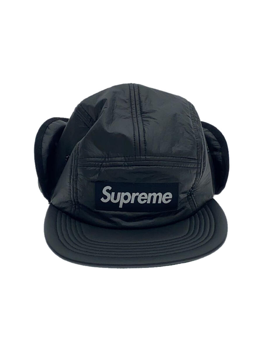 【中古】Supreme◆キャップ/--/ポリエステル/ブラック/メンズ/Primaloft Earflap Camp Cap【服飾雑貨他】 1