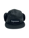 【中古】Supreme◆キャップ/--/ポリエステル/ブラック/メンズ/Primaloft Earflap Camp Cap【服飾雑貨他】