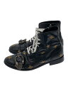 【中古】GUCCI◆ブーツ/UK7.5/BLK/レザー/496272【シューズ】(4)
