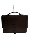 【中古】PORTER◆ブリーフケース/レザー/BRW//【バッグ】