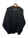 【中古】WACKO MARIA◆カーディガン(厚手)/XL/ウール/BLK【メンズウェア】(4)
