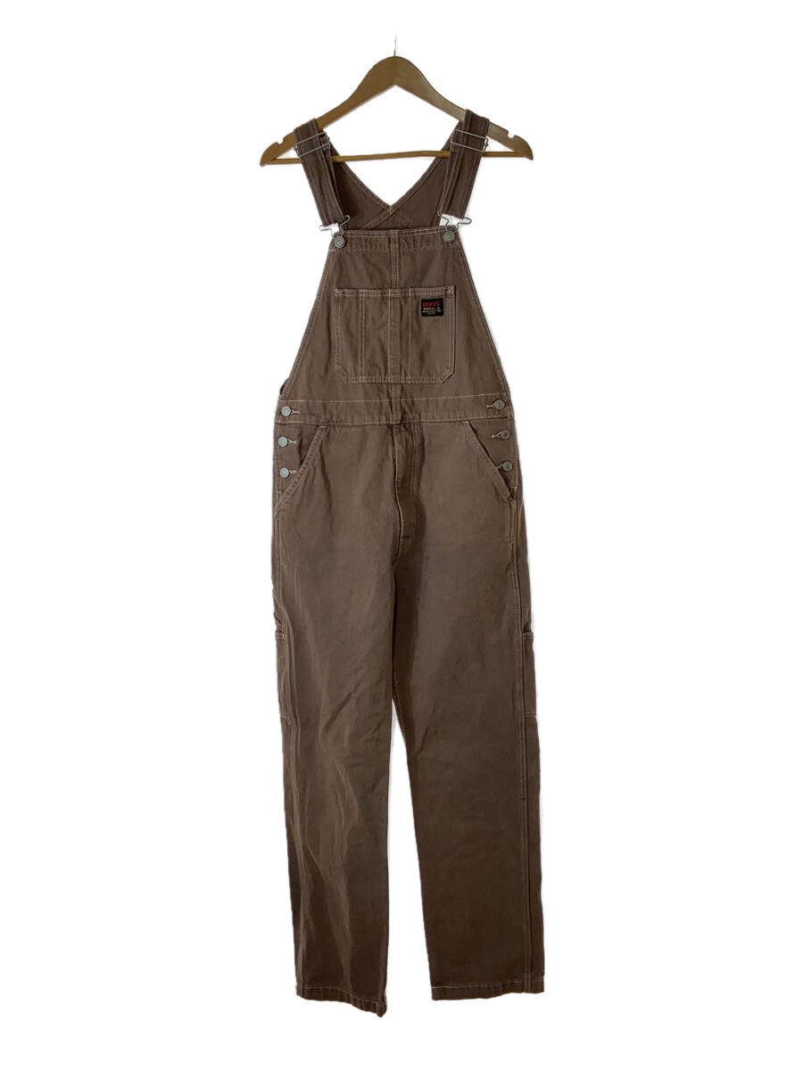 【中古】Levi’s◆オーバーオール/S/コットン/BRW/無地/PC9-79107-0010【メンズウェア】