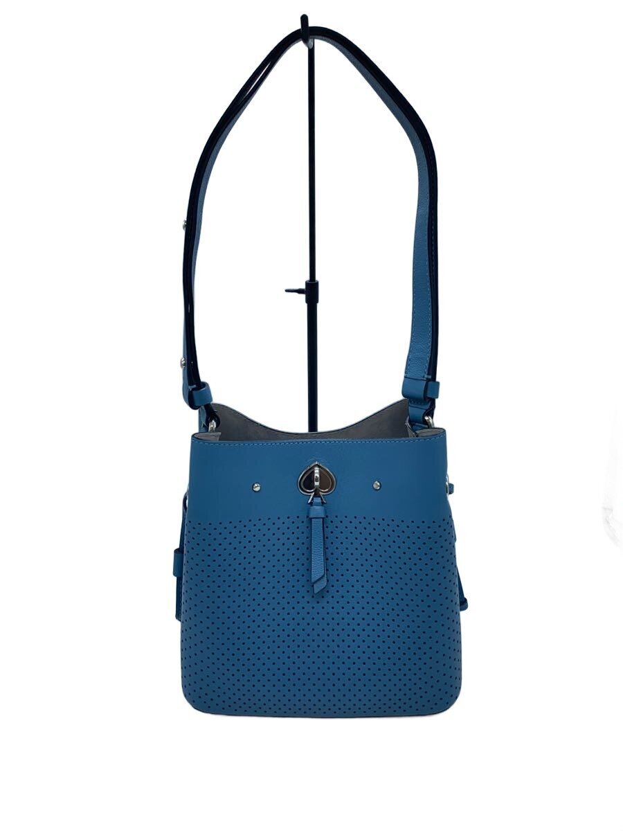 KATE SPADE - 【中古】kate spade new york◆ショルダーバッグ/レザー/BLU/PXRUA245【バッグ】