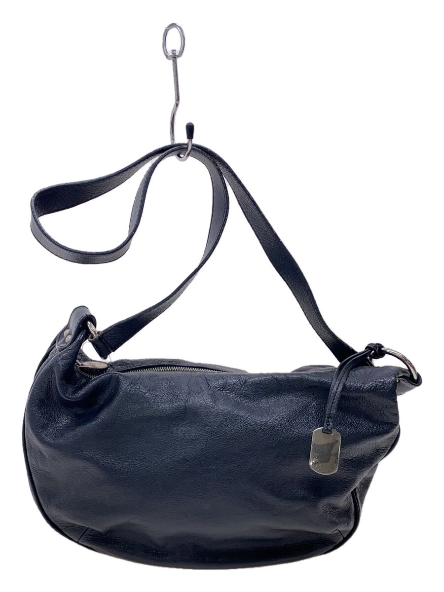 【中古】FURLA◆バッグ/レザー/BLK【バッグ】
