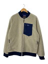 【中古】patagonia◆ダウンジャケット/L/ポリエステル/BEG/無地/STY22830FA19【レディースウェア】