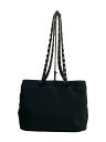 【中古】Salvatore Ferragamo◆トートバッグ/--/BLK/無地/au-21 8803【バッグ】(4)