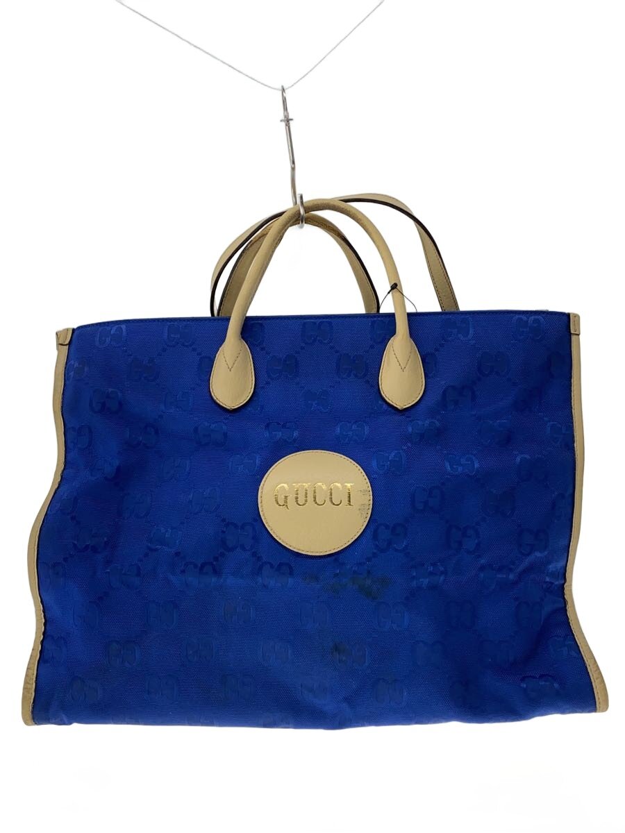 グッチ トートバッグ ブルー、スエード Gucci Blue Suede Exterior