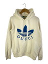 【中古】GUCCI◆パーカー/S/コットン/WHT/702607【メンズウェア】|詳細画像