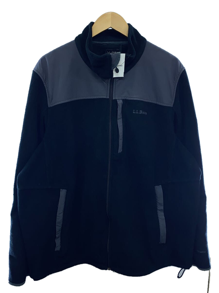 【中古】L.L.Bean◆POLARTEC/フリースジャケット/XL/ポリエステル/BLK【メンズウェア】