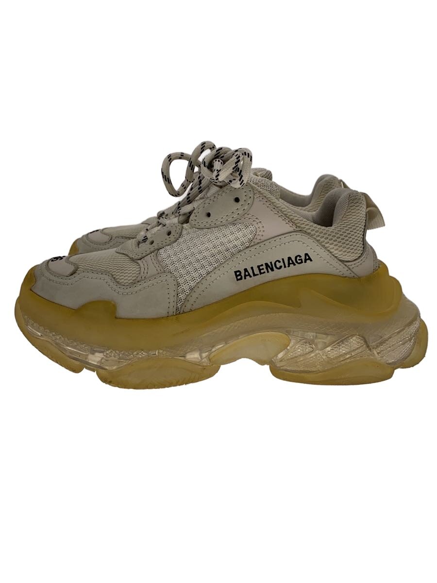 【ブランド】BALENCIAGA 【ブランドカナ】バレンシアガ 【型番】 【程度】B 【サイズ】24cm 【メインカラー】クリーム 【素材・生地】 【キーワード】　　　/ 2025/11/06 スーパーセカンドストリートいわき平店【3831】【中古】BALENCIAGA◆TripleS/シューズ/24cm ブランド BALENCIAGA 型番 カラー クリーム 柄 素材・生地 >色・素材について サイズ 24cm>サイズ表示について 実寸（cm） 【スニーカー】 ソールの高さ：4.5 / ソール全長：29 【その他】 その他サイズ：/ 商品は　スーパーセカンドストリートいわき平店の店頭にて販売しております。商品に関するお問合わせは、お電話(TEL:0246-46-2011)にて、問合わせ番号：2338316414012をお伝えください。 配送方法やお支払い方法に関するお問い合わせは、サポートセンターまでご連絡をお願いします。 ※お電話の対応は営業時間内のみとなります。お問い合わせフォームでお問い合わせの際はご注文番号をご記入下さい この商品に関する出品店舗からのコメント ソールが減っております。また、全体に多少のスレや汚れがございます。店頭でも同時販売しておりますので、状態が変化する場合がございます。何かご不明な点などございましたらお気軽に店舗までお問い合わせくださいませ。