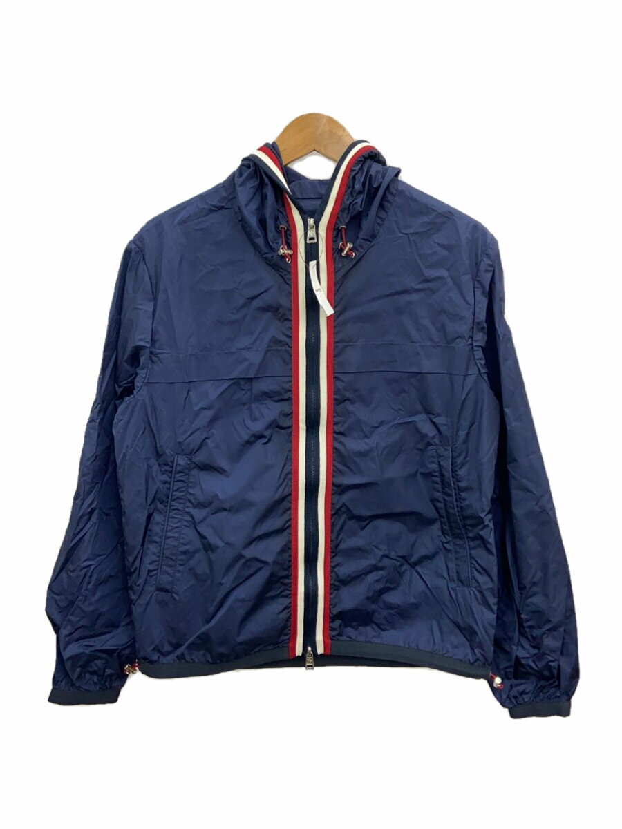【中古】MONCLER◆ナイロンジャケット/1/ナイロン/NVY/無地//【メンズウェア】