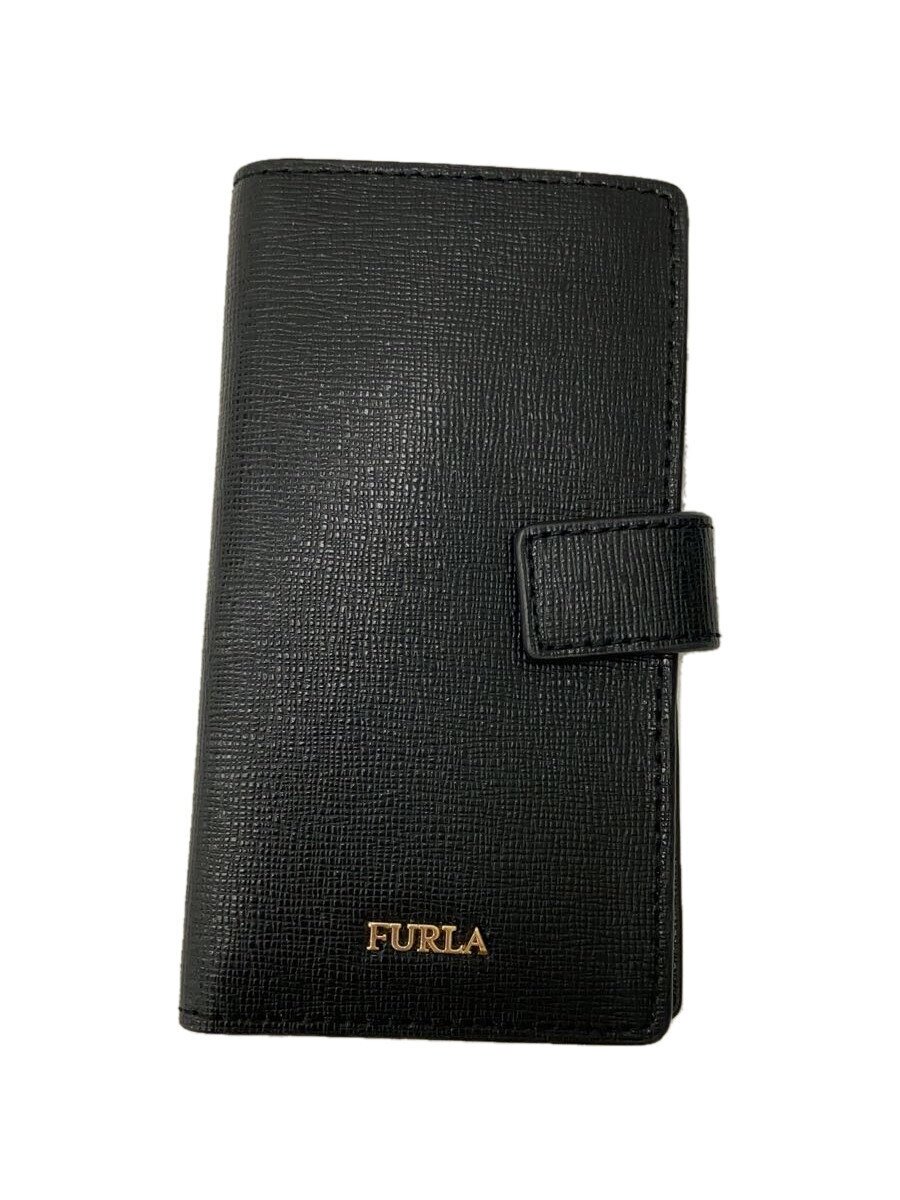 【中古】FURLA◆キーケース/--/BLK/メ�