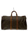 【中古】LOUIS VUITTON◆キーポル60_モノグラム・キャンバス_BRW/PVC/BRW【バッグ】
