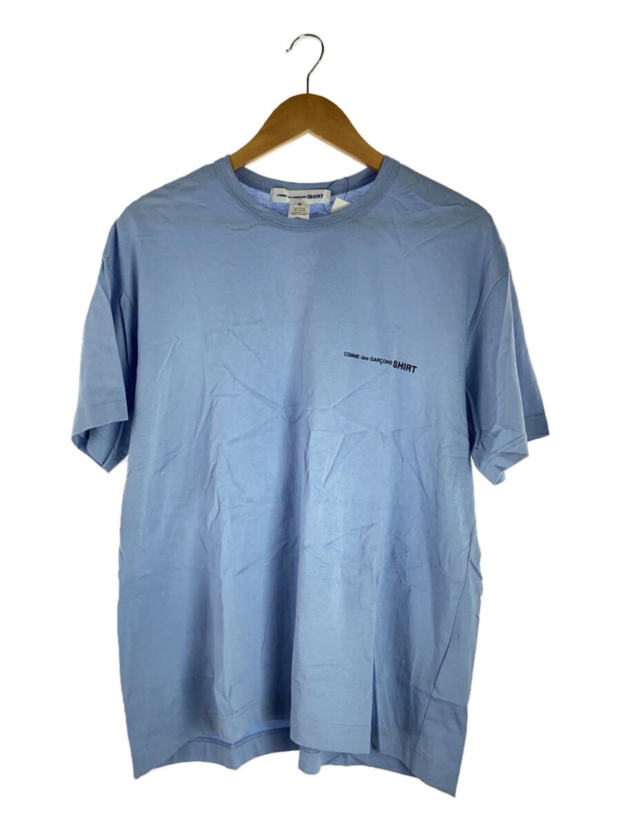 Rakuten - 【中古】COMME des GARCONS SHIRT◆Tシャツ/XS/コットン/BLU/FO-T023//【メンズウェア】