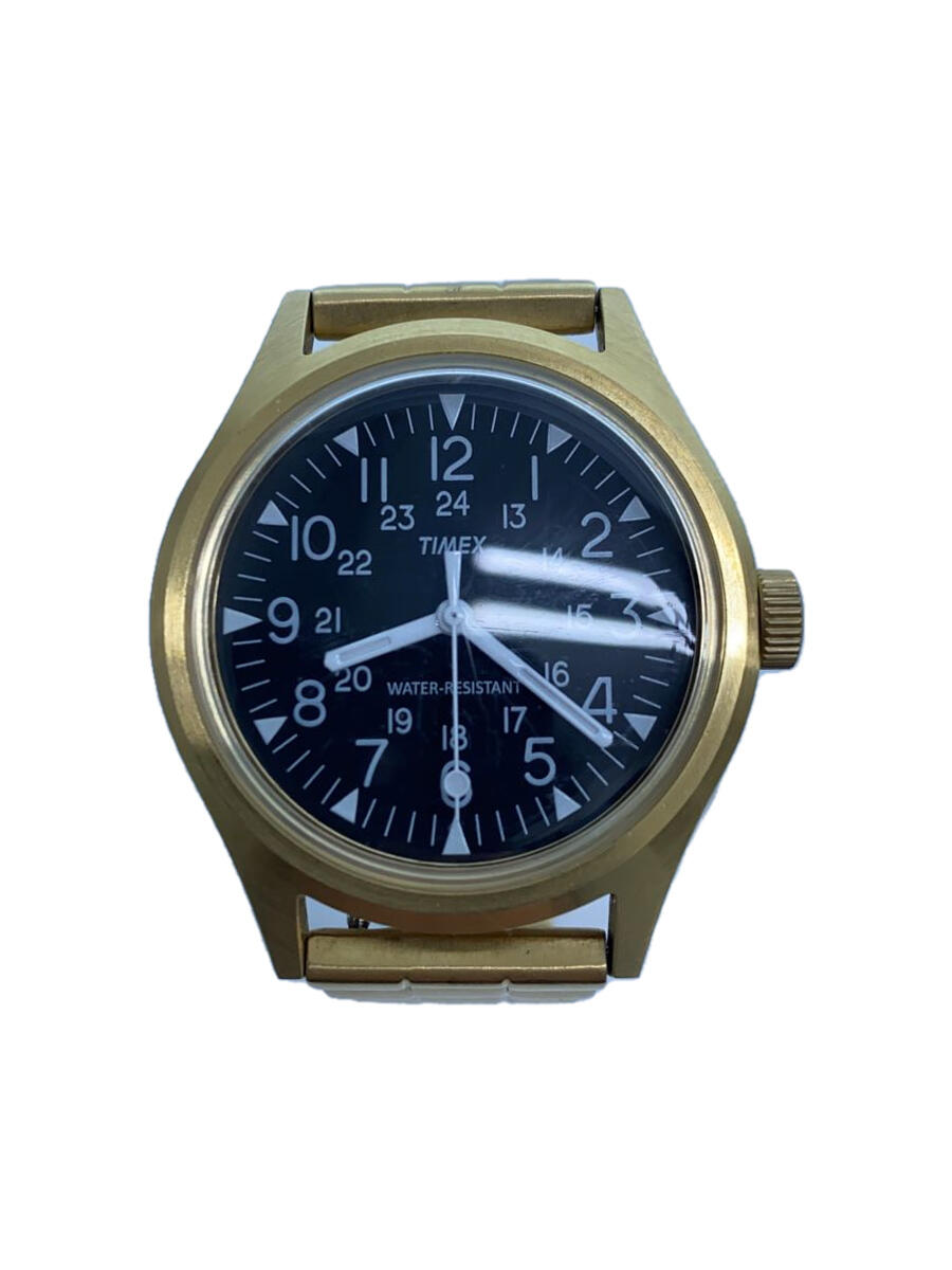 【中古】TIMEX◆クォーツ腕時計/アナ