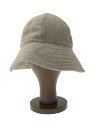 【中古】KIJIMA TAKAYUKI◆ハット/--/ウール/BEG/レディース/22202-DD【服飾雑貨他】(4)