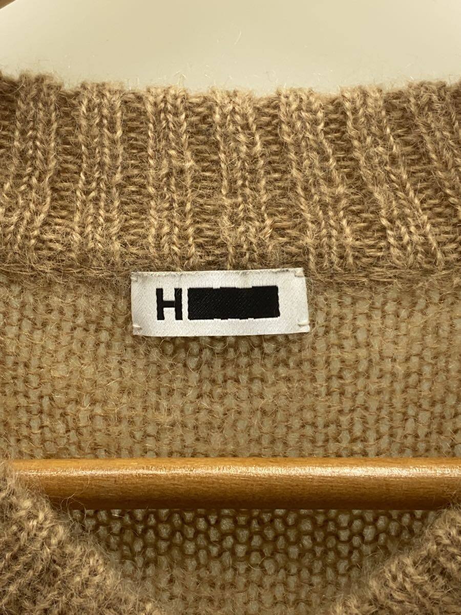 【中古】H BEAUTY&YOUTH◆ニット・セーター(厚手)/--/モヘア/BRW/1613-105-3053【レディースウェア】