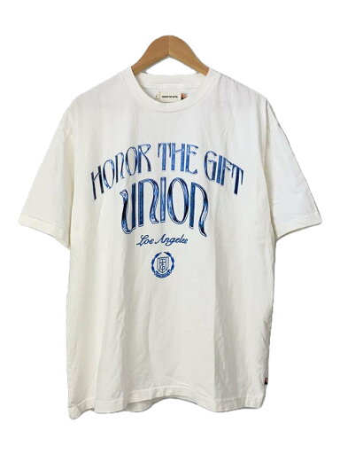【中古】HONOR THE GIFT◆Tシャツ/L/コットン/WHT//【メンズウェア】 【中古】HONOR THE GIFT◆Tシャツ/L/コットン/WHT//【メンズウェア】