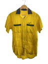 【中古】半袖シャツ/S/--/YLW/50s/ボーリングシャツ/オープンカラー//【メンズウェア】(4)